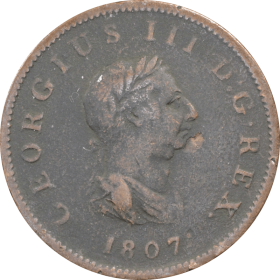 0,5 pensa 1807 wielka brytania a